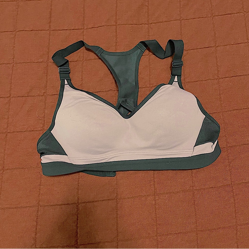 Black & Purple Victoria’s Secret Sports Bra 34A